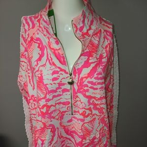 Lily Pulitzer Popover NWT CORAL REEF SZ L